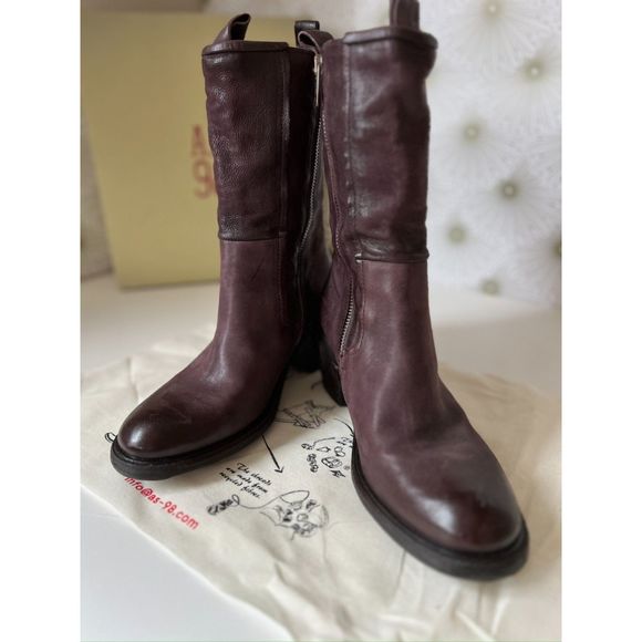 AS98 Shoes - A.S. 98 Jackie boots in a beautiful purple color. NWT. Size 39 (8.5)